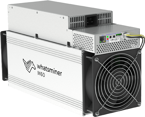WhatsMiner M60 air-cooled miner — official MicroBT product photo